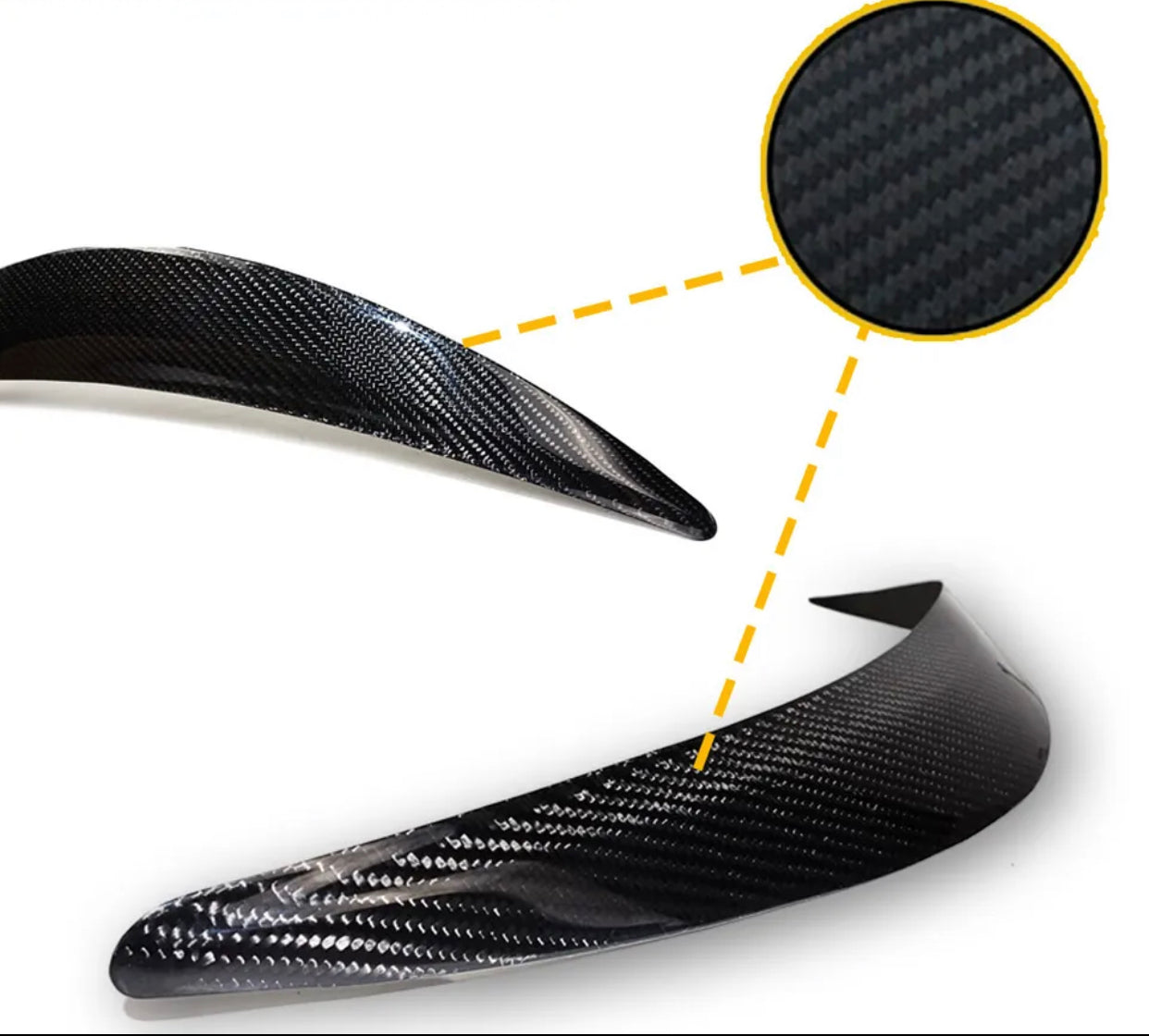 MyVQParts Headlight Eyelid Trim Covers for 2014-2024 Infiniti Q50