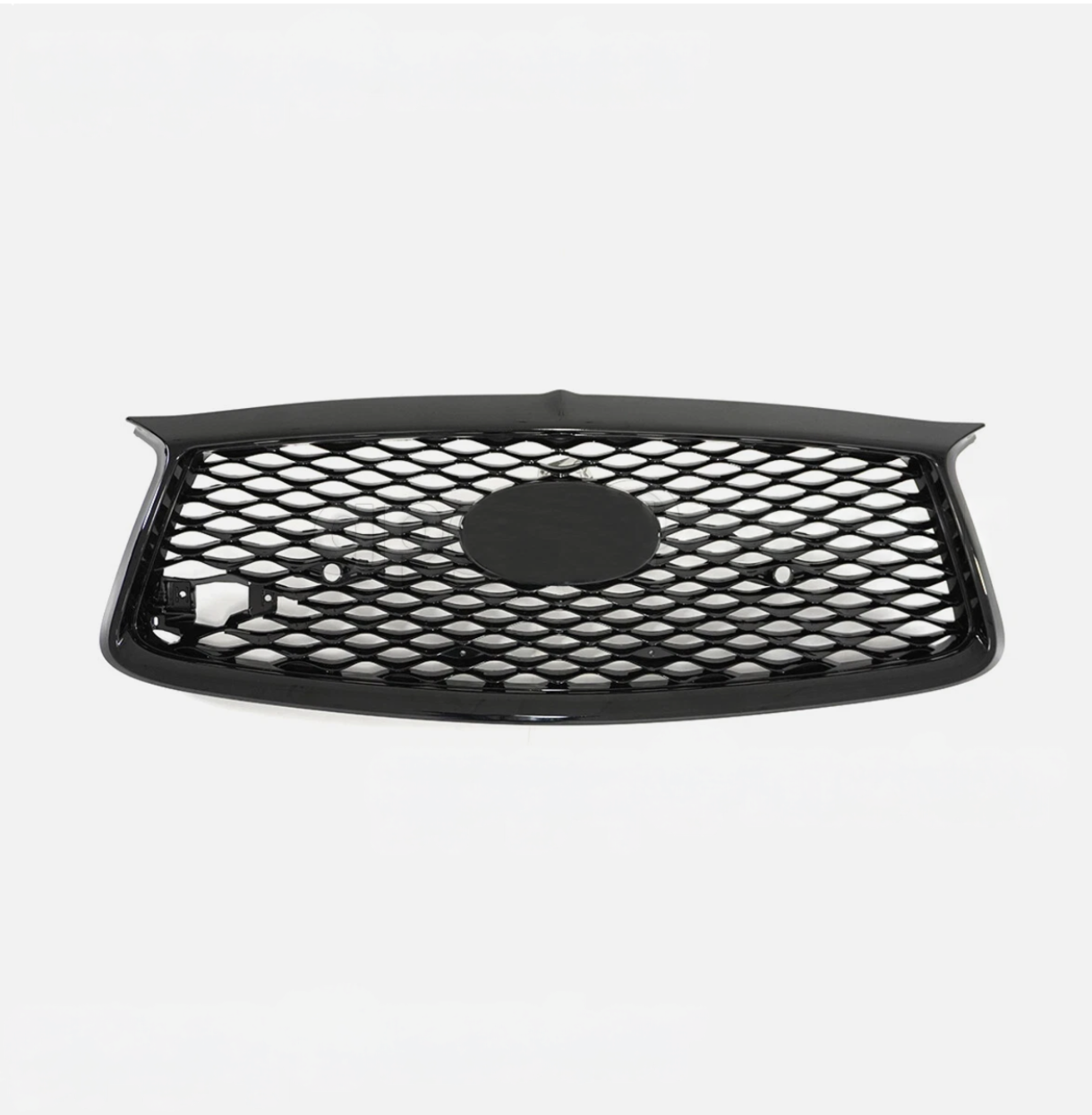 Infiniti Q50 Q60 Replacement Gloss Black Front Bumper Grille - photo 5 - MyVQParts