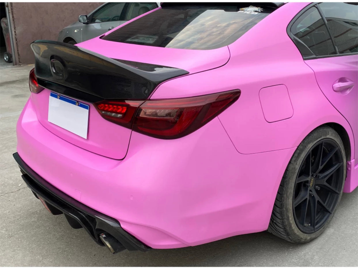 Carbon Fiber Large Duck Bill Trunk Wing for Infiniti Q50 (2014-2023)