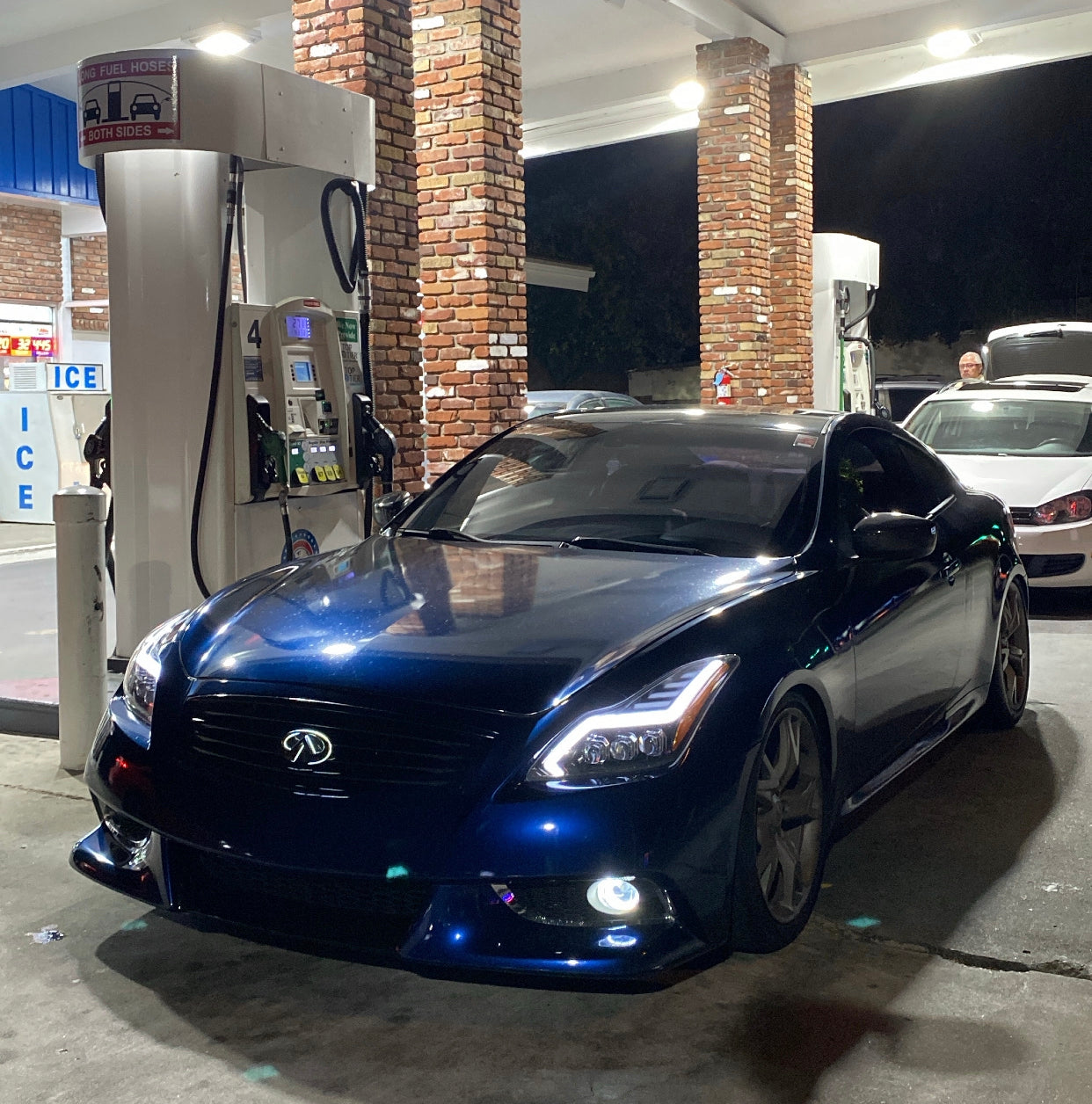 MyVQParts G37 Coupe & Sedan LED Emblem - Cool White, RGB, & Carbon Fiber