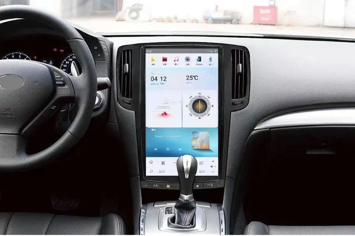 13.6-inch Tesla Style Screen Android 11 System for Infiniti G25/G35/G37/Q40/Q60 (2007-2014) - GPS Navigation, Apple CarPlay, Android Auto MyVQParts