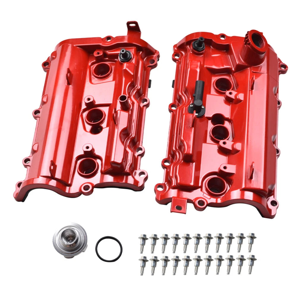 MyVQParts 2x Upgrade Aluminum Valve Covwer Set – 2008-13 Infiniti G37 / 2009-20 Nissan 370Z | High Performance