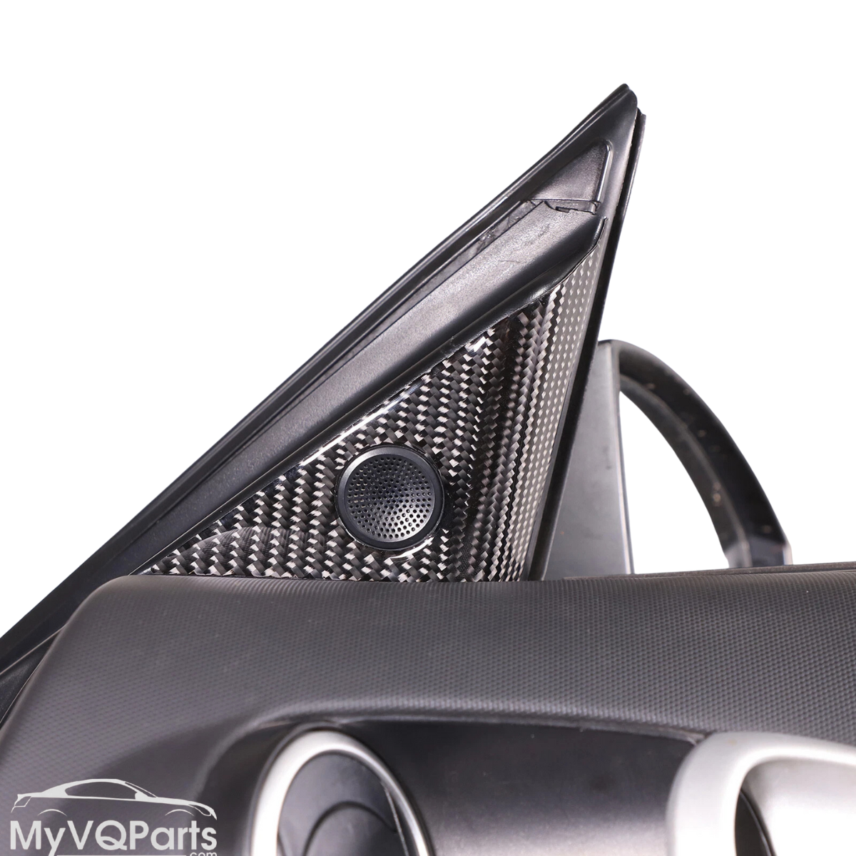 MyVQParts Carbon Fiber Interior A Pillar Trim Panel Fits For Nissan 350Z 2003-2006