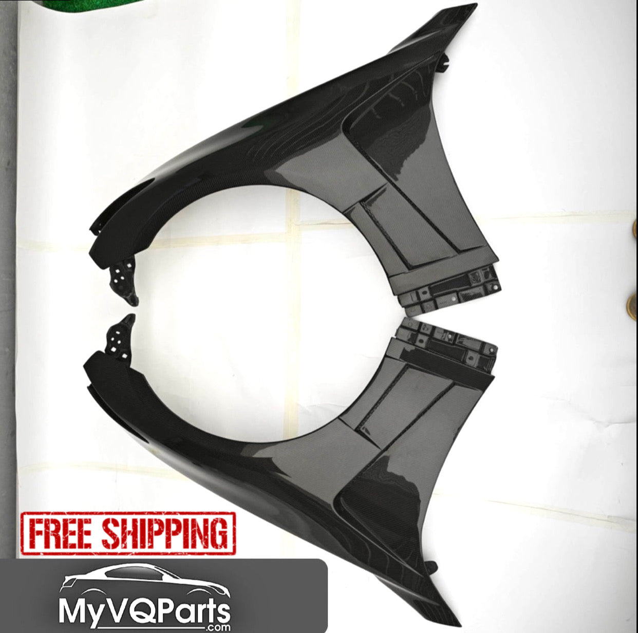 MyVQParts V1 Carbon Fiber Fenders for G37 Coupe & Sedan