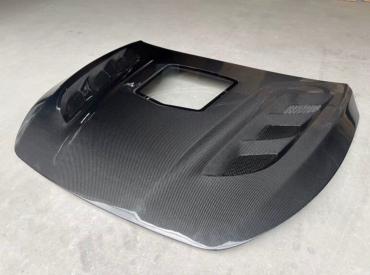 MyVQParts Carbon Fiber V2 Vented Window Hood – Infiniti Q60 - photo 2 - MyVQParts