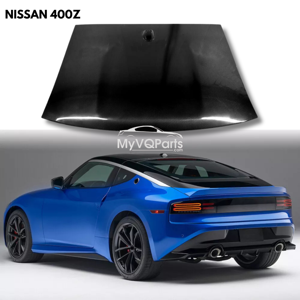 Myvqparts Fit for Nissan Z 400Z Coupe (2023+) Real Carbon Fiber Roof Cover