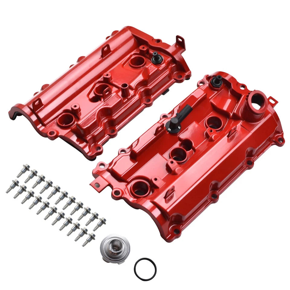 MyVQParts 2x Upgrade Aluminum Valve Covwer Set – 2008-13 Infiniti G37 / 2009-20 Nissan 370Z | High Performance