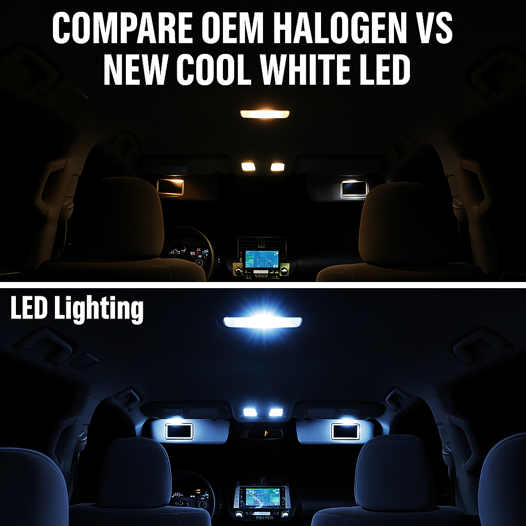MyVQParts Interior LED replacement bulbs for Infiniti G35 G37 Sedan (2007–2014) - 10 PCS, Cool White