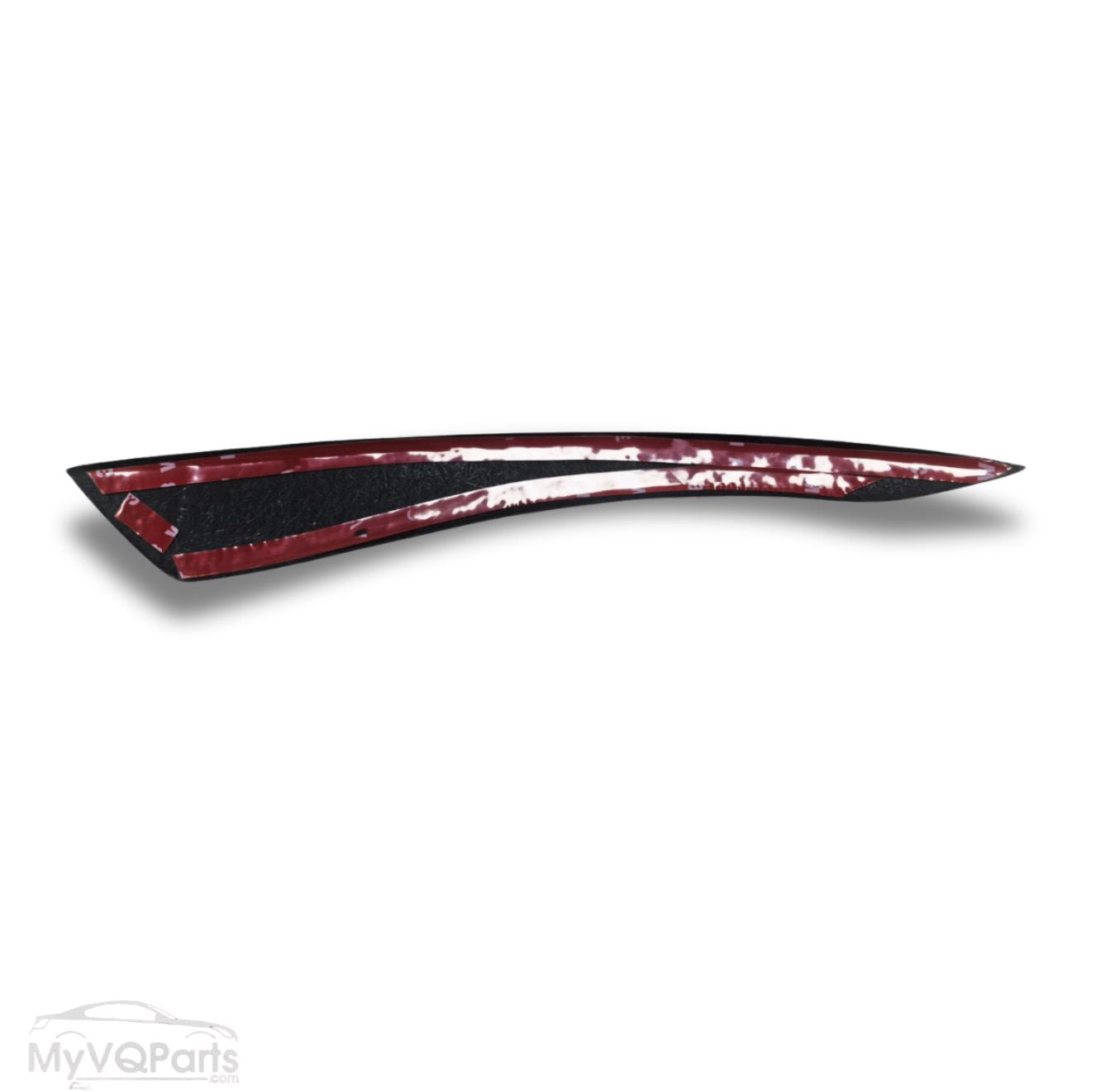 MyVQParts Headlight Eyelid Eyebrow Cover Trims For Infiniti G35 Coupe 2003-06 Carbon Fiber