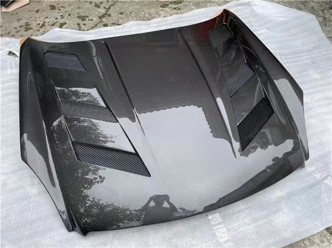 MyVQParts G35 Coupe Full Carbon Fiber Vented Hood (2003-2007)