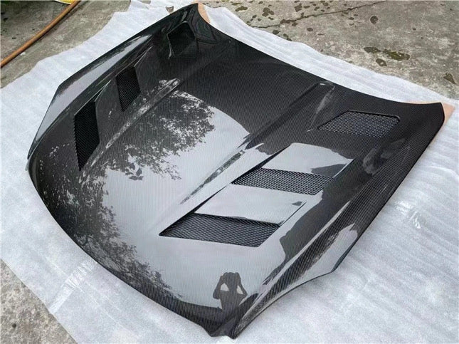 MyVQParts G35 Coupe Full Carbon Fiber Vented Hood (2003-2007)