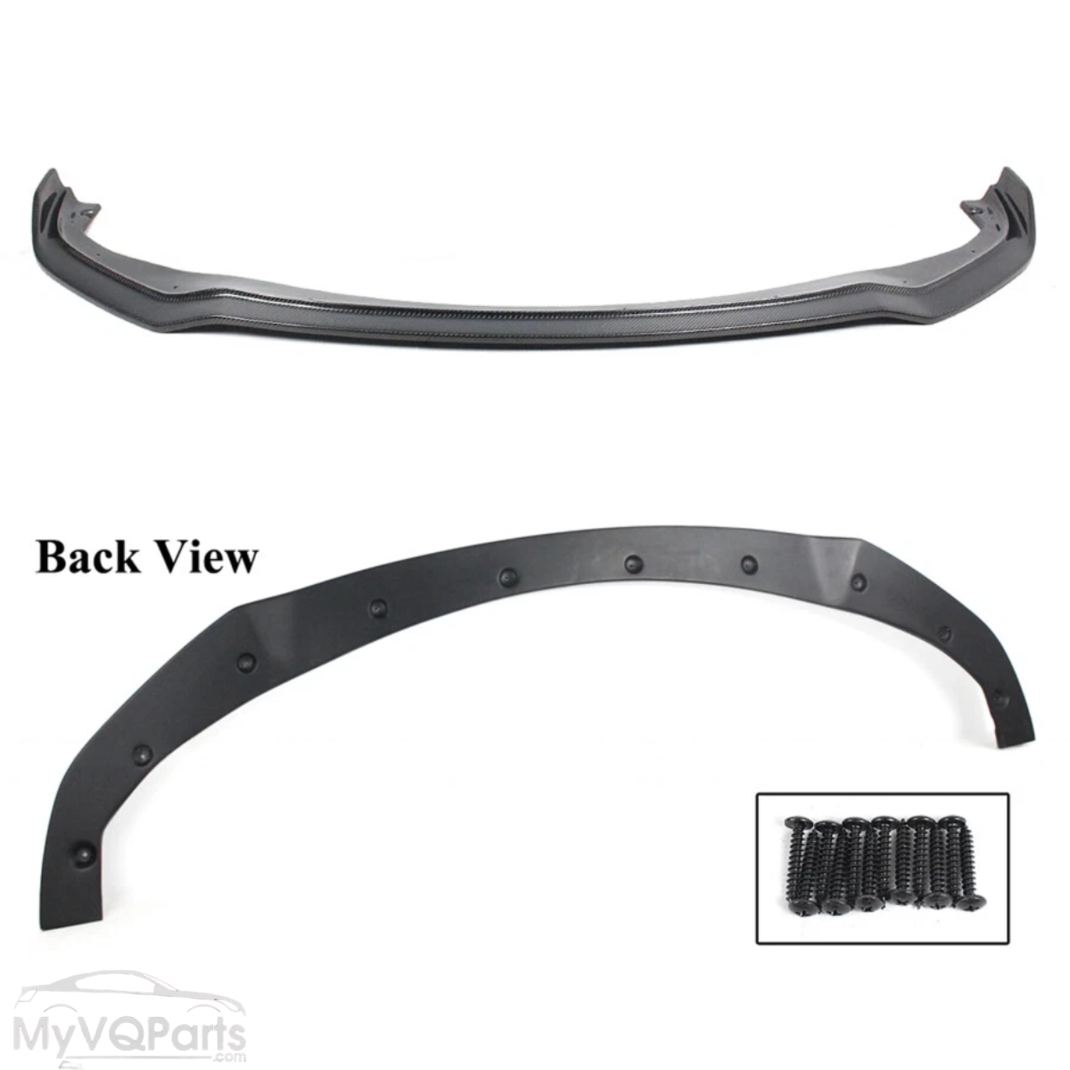MyVQParts FOR INFINITI Q50 (2014-2017 ) BASE PREMIUM CARBON FIBER FRONT BUMPER LIP SPLITTER