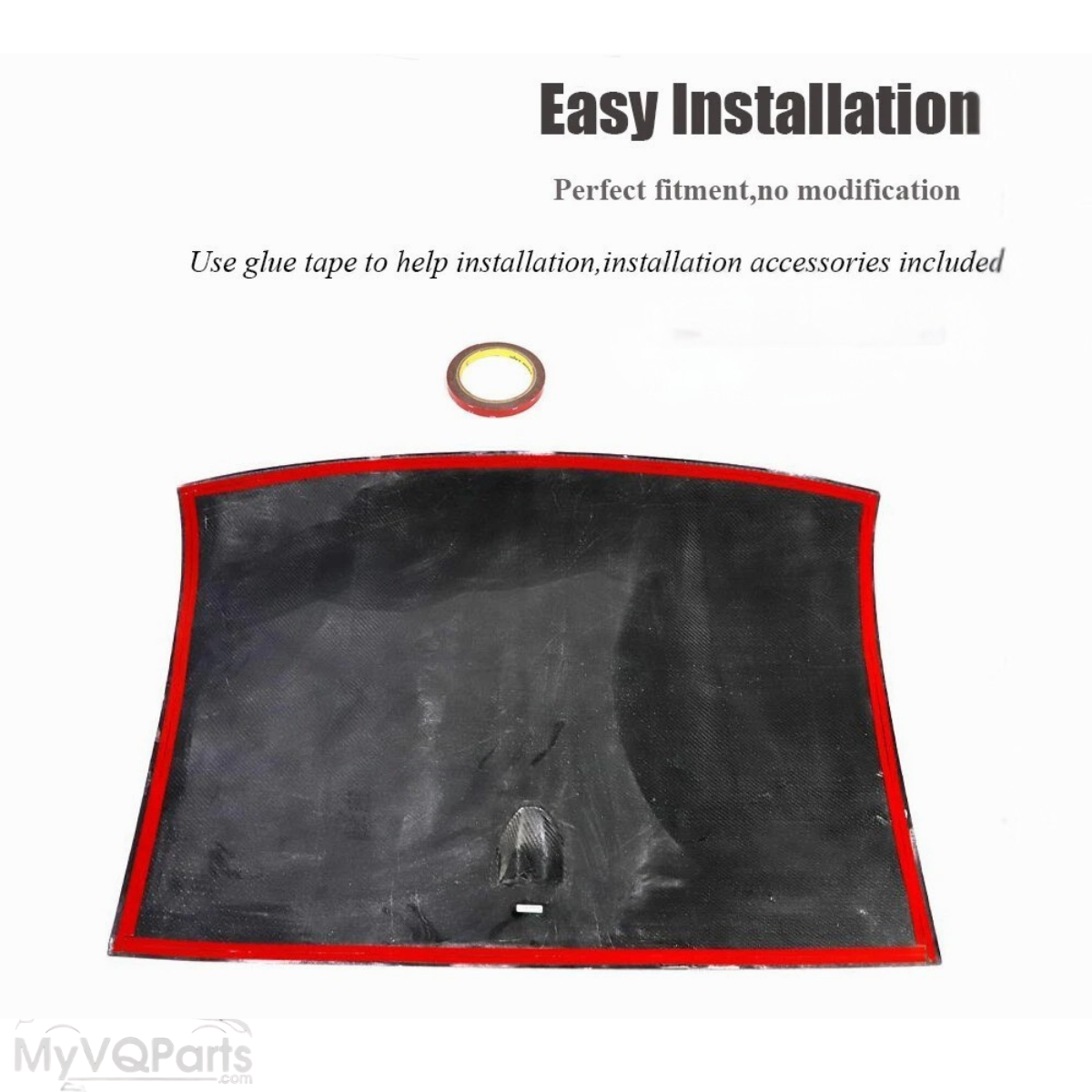 Myvqparts Fit for Nissan Z 400Z Coupe (2023+) Real Carbon Fiber Roof Cover