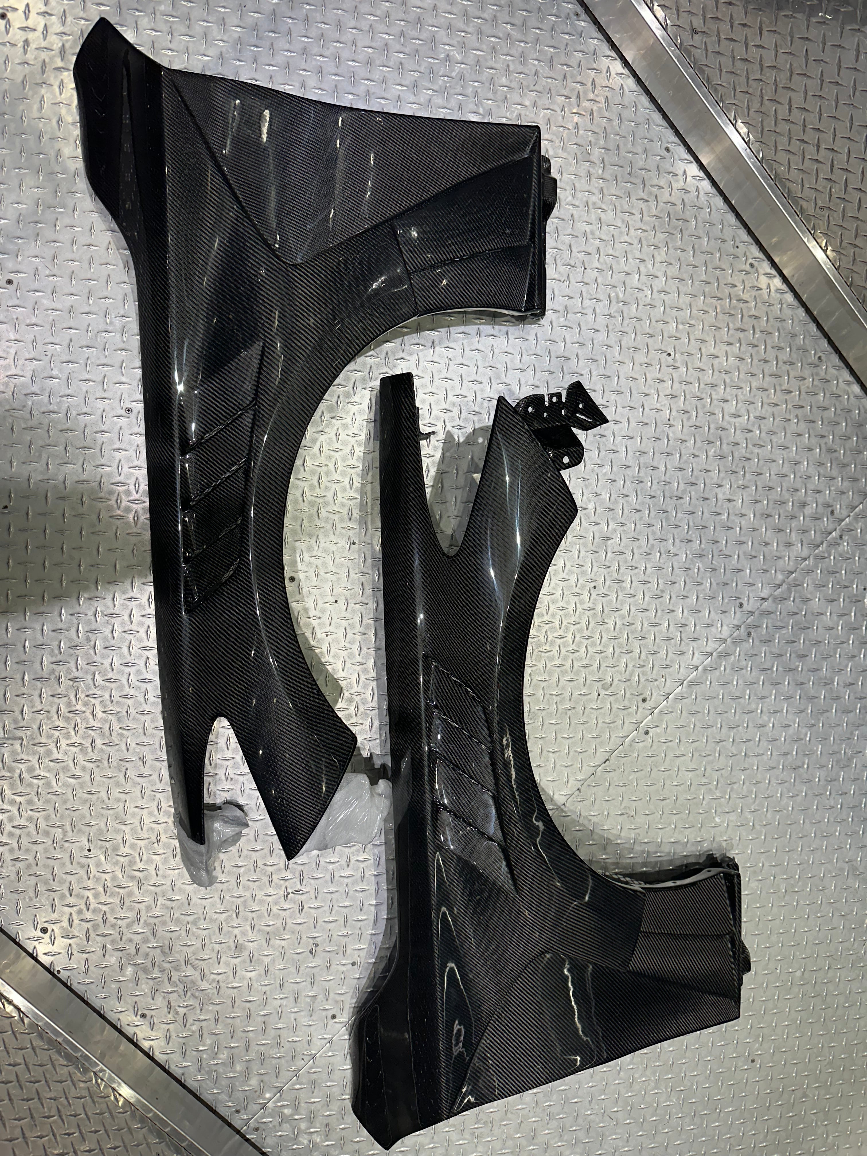 MyVQParts V2 Q60 Full Carbon Fiber Fenders