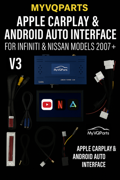MyVQParts Apple CarPlay/Android Auto Module for G37, 370Z...