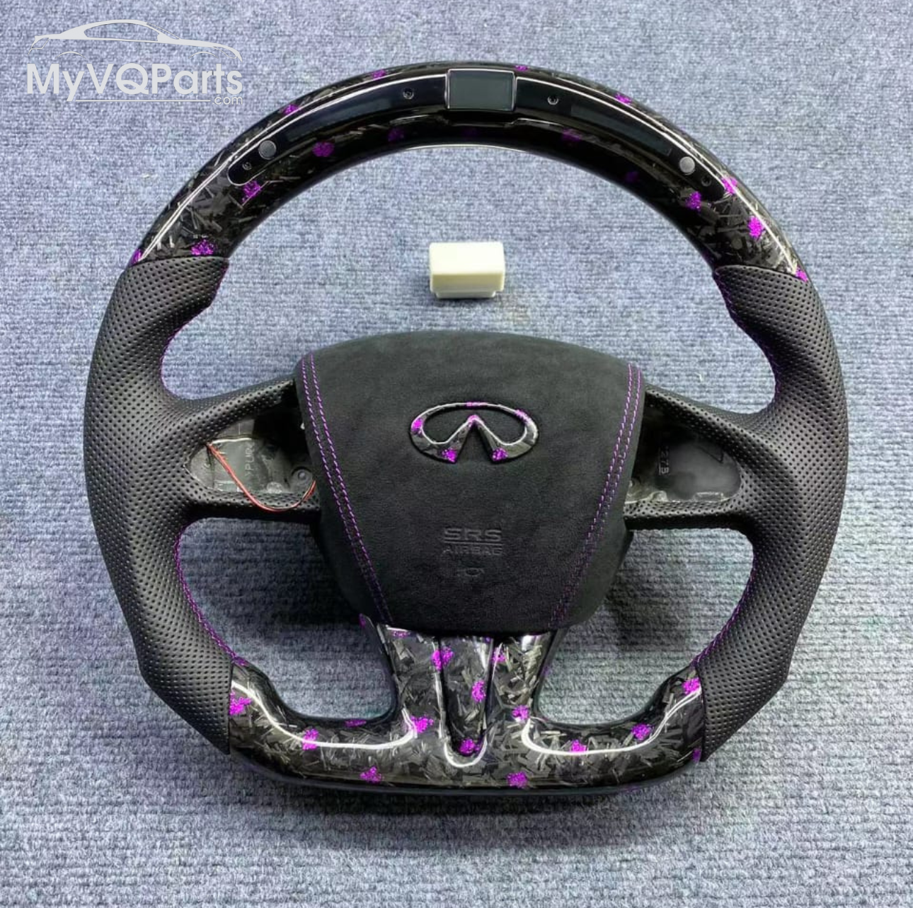 MyVQParts Premium Q50 LED Carbon Fiber Steering wheel