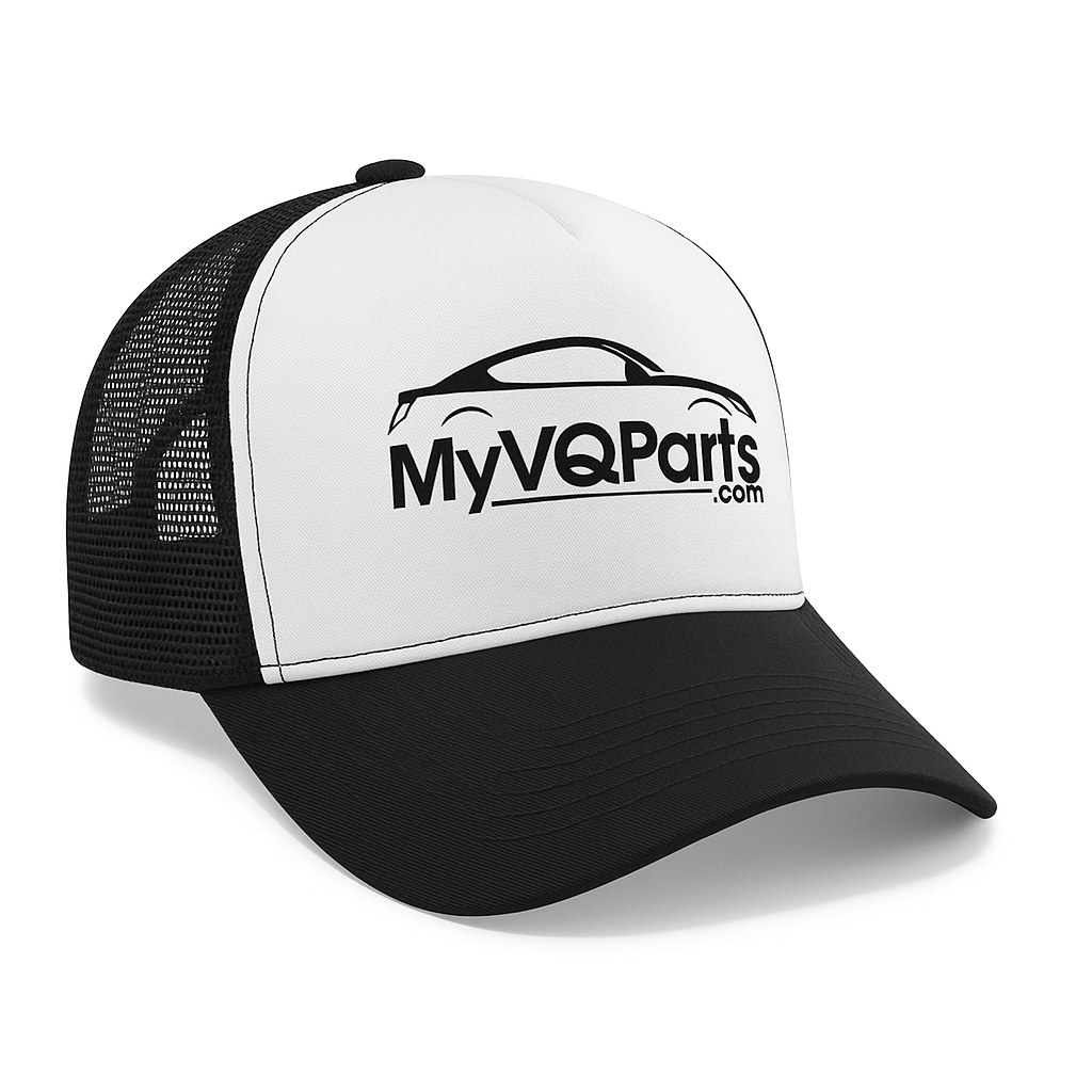 MyVQParts Logo Trucker Hat – Snapback Mesh Cap (Multiple Colors)