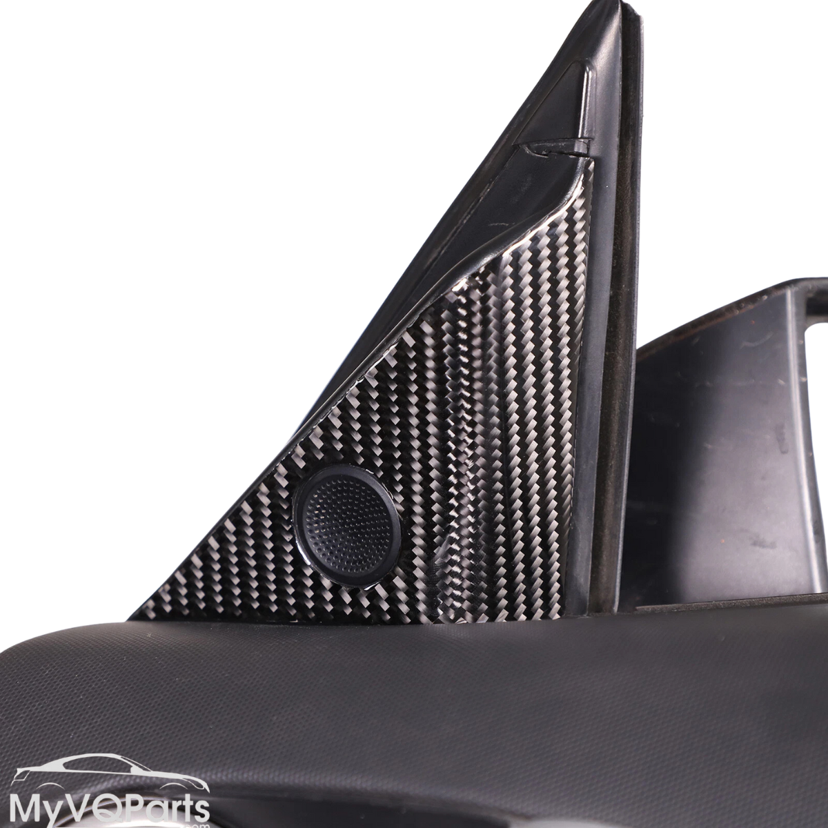 MyVQParts Carbon Fiber Interior A Pillar Trim Panel Fits For Nissan 350Z 2003-2006