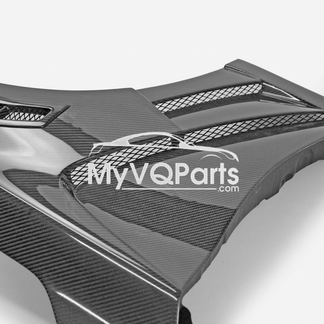 MyVQParts V3 Q50 Full Carbon Fiber Vented Fenders