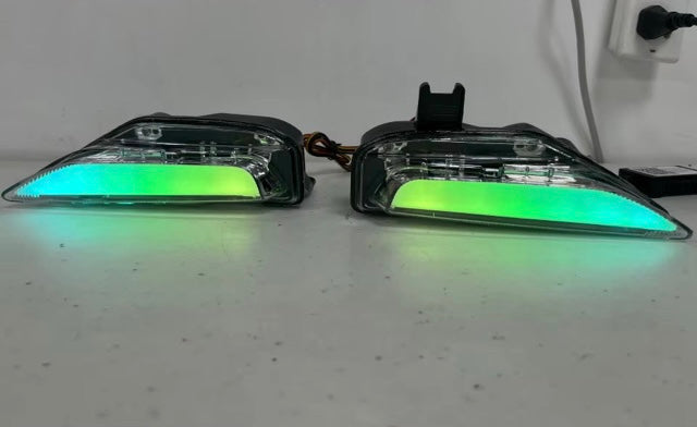 RGB LED Sequential DRL Fog Lights for Infiniti Q50 2014–2024 (App-Controlled)