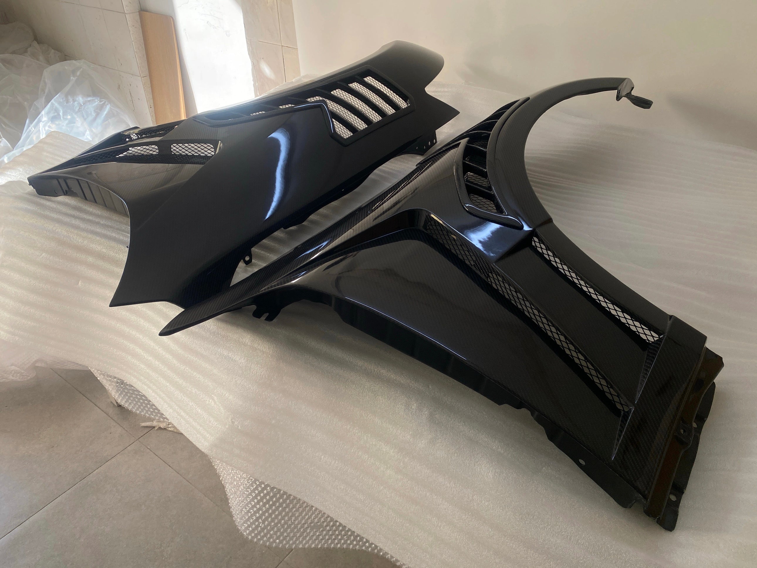 MyVQParts Carbon Fiber Front Side V3 Fenders for Infiniti G35 Coupe 2003-2007