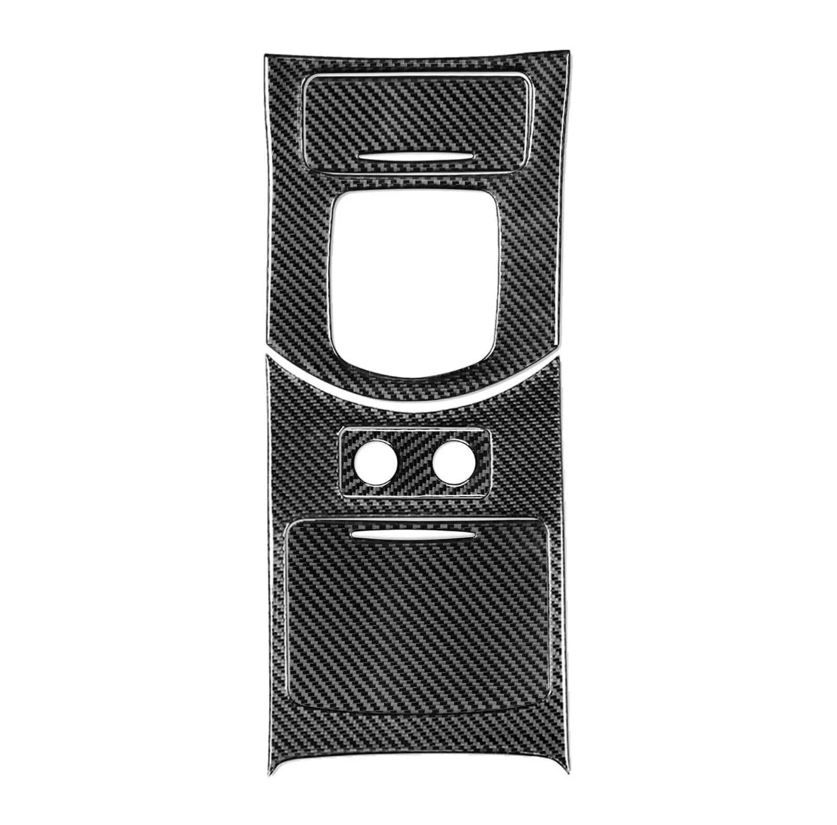 5Pcs Real Carbon Fiber Gear Shift Panel Cover Set For Infiniti G35 G37 2007-2010