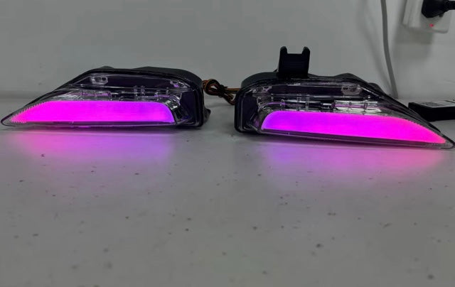 RGB LED Sequential DRL Fog Lights for Infiniti Q50 2014–2024 (App-Controlled)