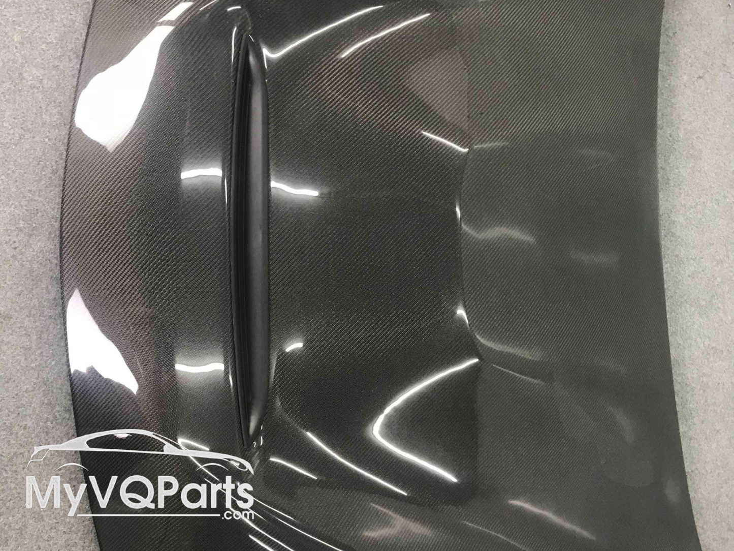 MyVQParts G37 Sedan Full Carbon Fiber Vented GTS Style Hood