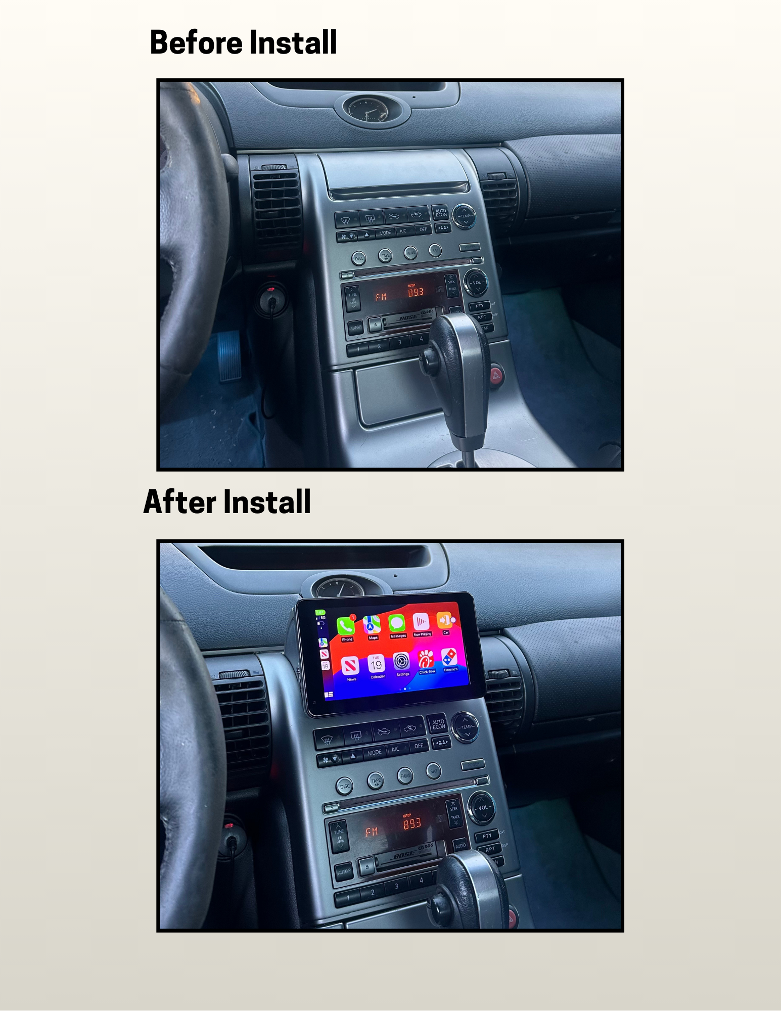 MyVQParts Apple CarPlay/Android Module for Infiniti G35 Coupe/Sedan (2003-2007)