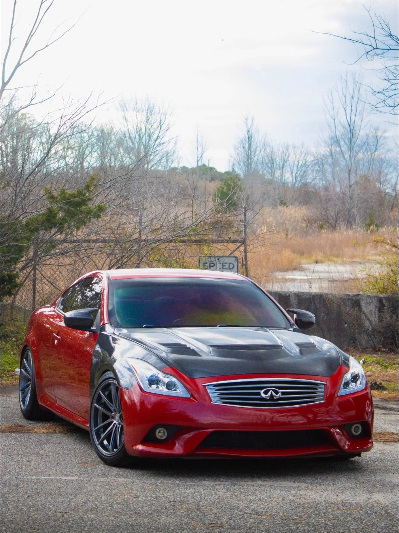MyVQParts V2 G37 Coupe & Sedan Ground Attack Carbon Fiber Vented Hood