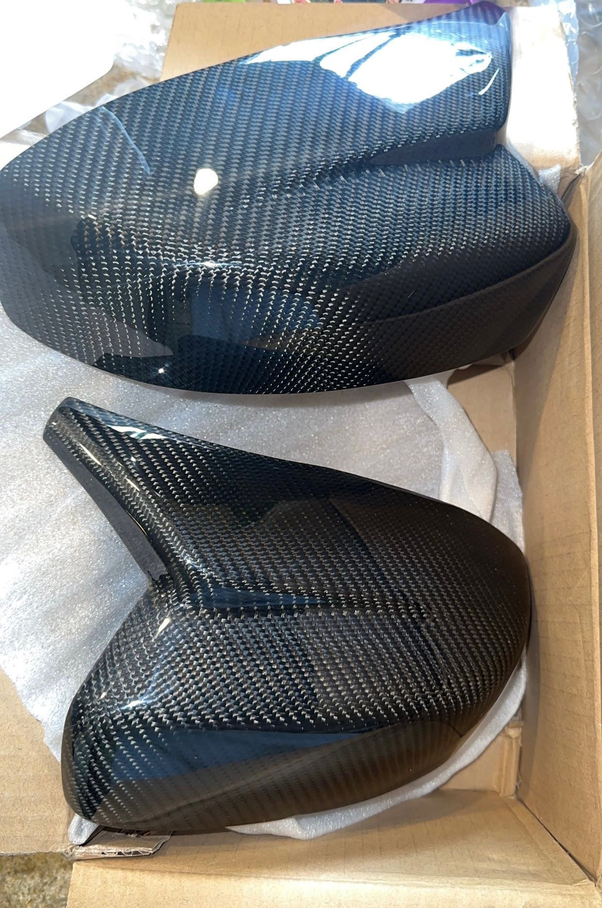 MyVQParts “M style” Carbon Fiber Mirror Caps G37 Coupe/Sedan