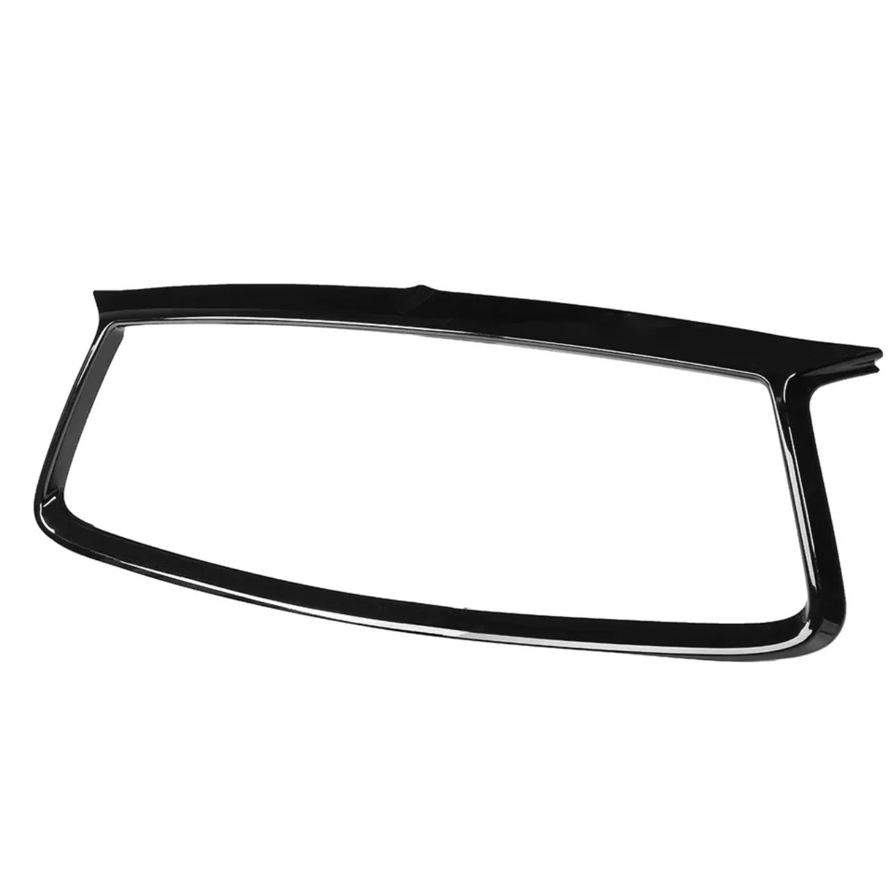 MyVQParts 2017-2022 Infiniti Q60 Carbon Fiber Front Grille Outline Trim Cover Overlay