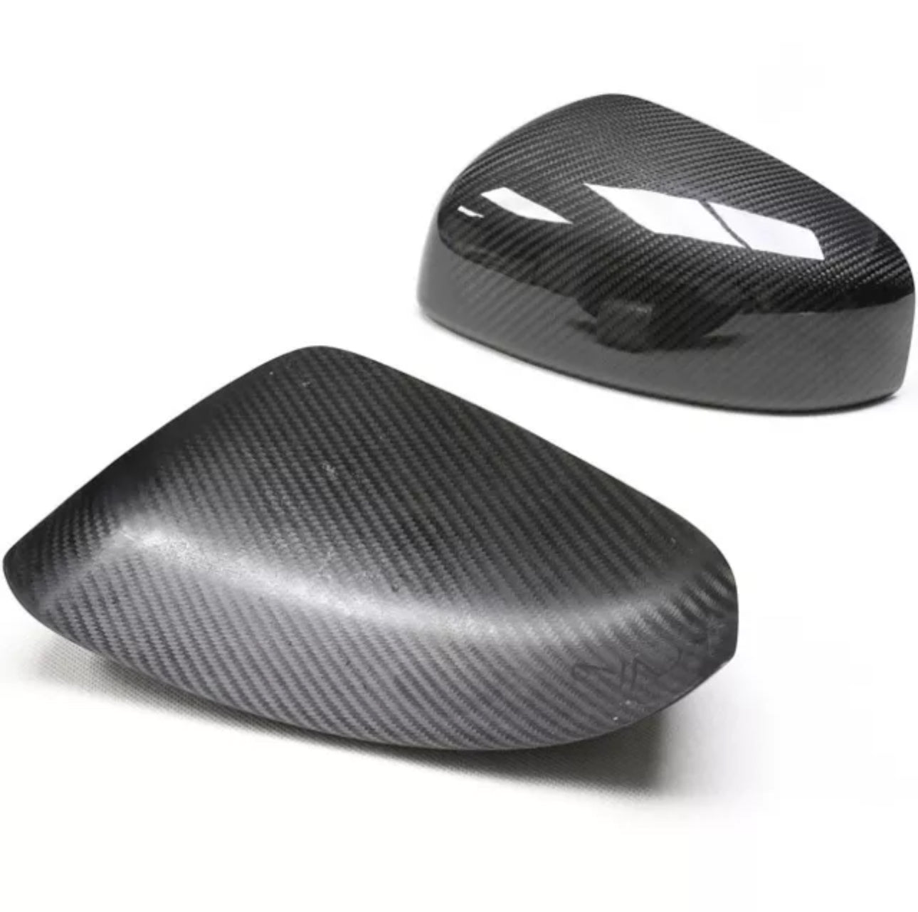 MyVQParts Real Dry Carbon Fiber Side Mirror Cover Cap Add-On for 2009-2020 Nissan 370Z Z34