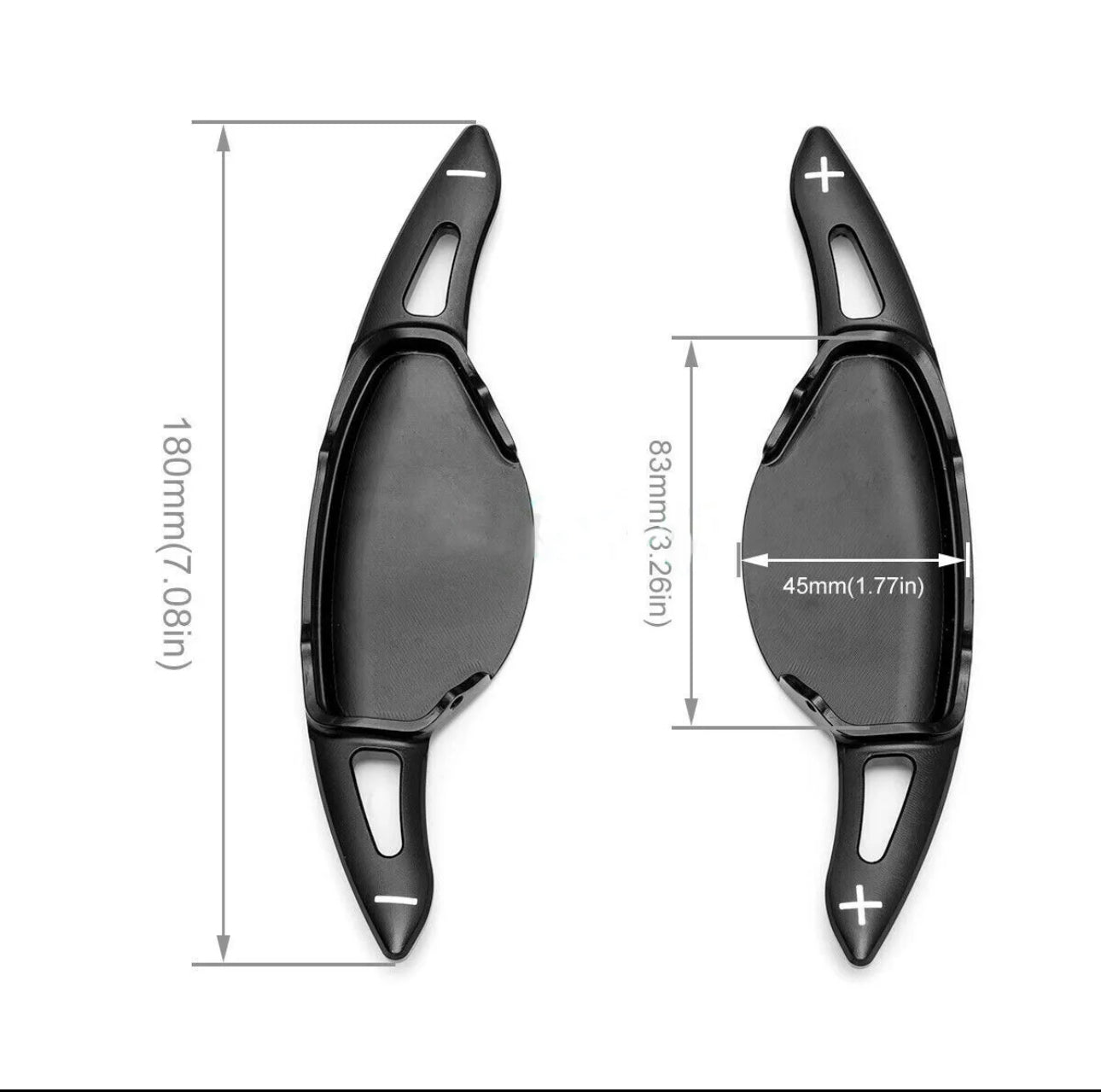 Aluminum Alloy Steering Wheel Paddle Shifter Extenders For Nissan Altima Rogue Infiniti QX50 Q60