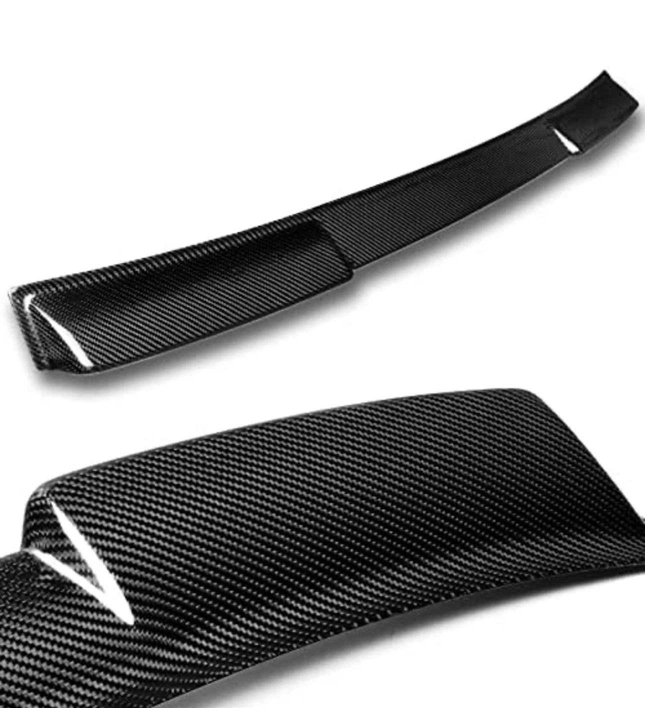 MyVQParts 2017-2022 Infiniti Q60 Carbon Fiber JDM Rear Window Roof Spoiler Wing