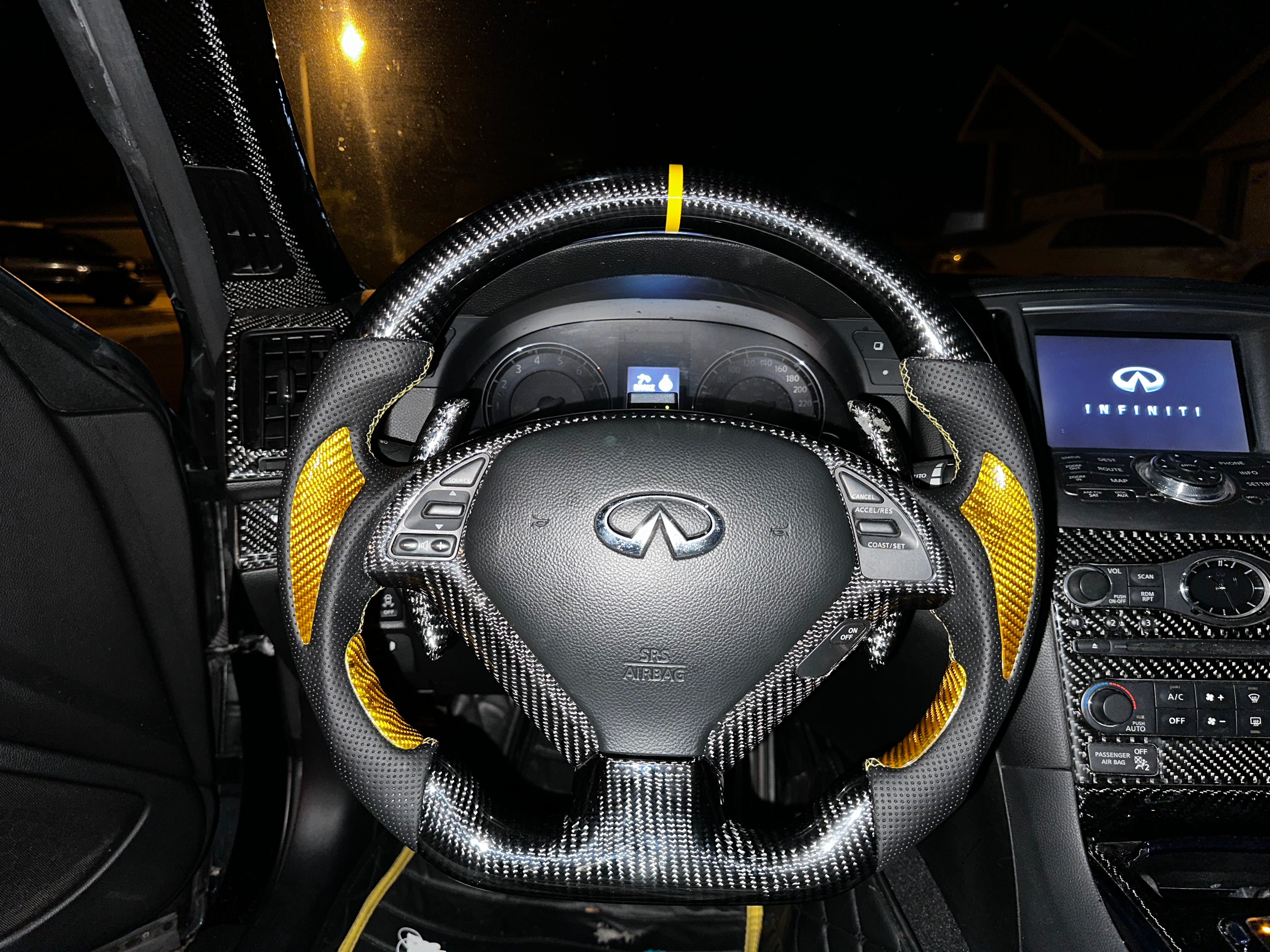 Premium G37 Custom Carbon Fiber Steering wheel 2007-2014