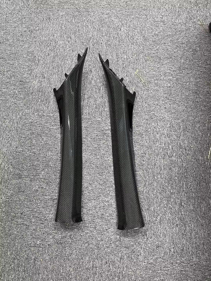 Custom Carbon fiber overlaid A pillars for G37 Coupe & G37/G35 Q40 Sedan 2007-2015