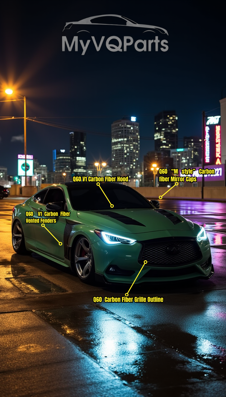 RGB LED Sequential DRL Fog Lights for Infiniti Q50 2014–2024 (App-Controlled)