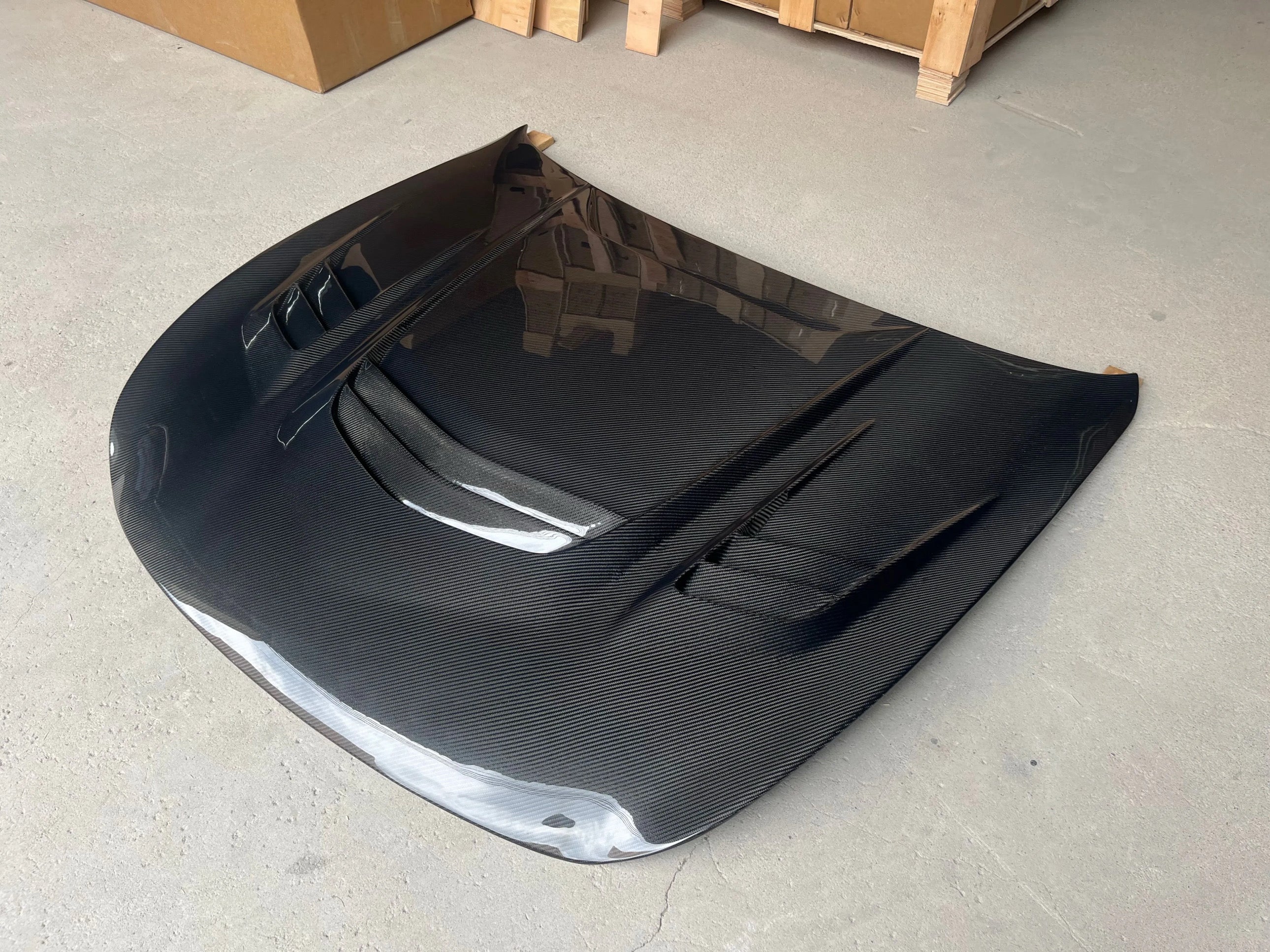 MyVQParts V2 G37 Coupe & Sedan Ground Attack Carbon Fiber Vented Hood