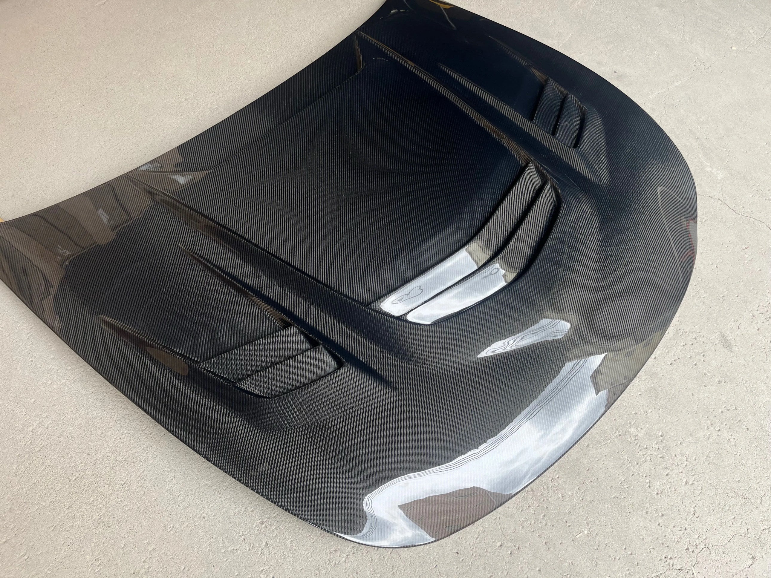 MyVQParts V2 G37 Coupe & Sedan Ground Attack Carbon Fiber Vented Hood