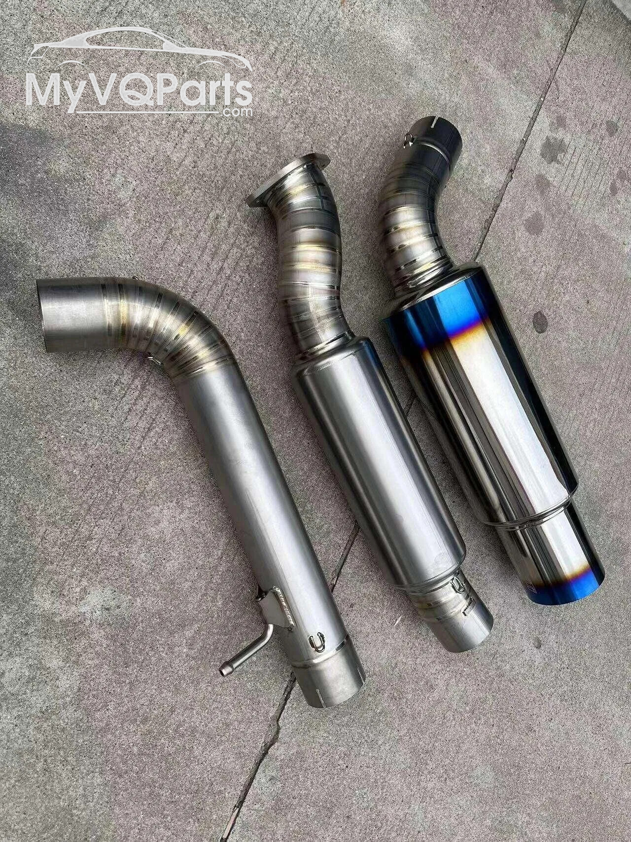 MyVQParts Homei Extreme 350Z Titanium Full Exhaust Muffler