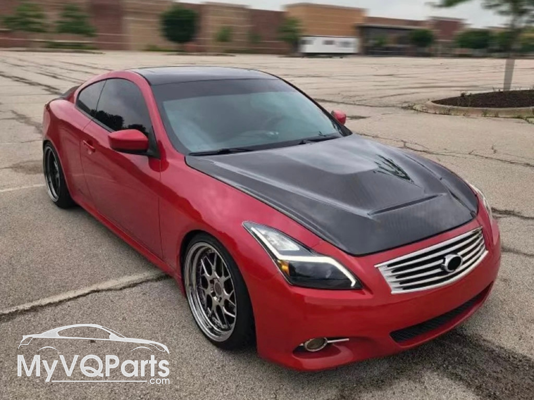 MyVQParts G37 Coupe & Sedan Full Carbon Fiber GTS Style Vented Hood