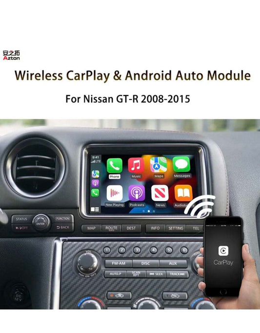 2008-2015 R35 GTR Wired & Wireless Apple CarPlay/Android auto module