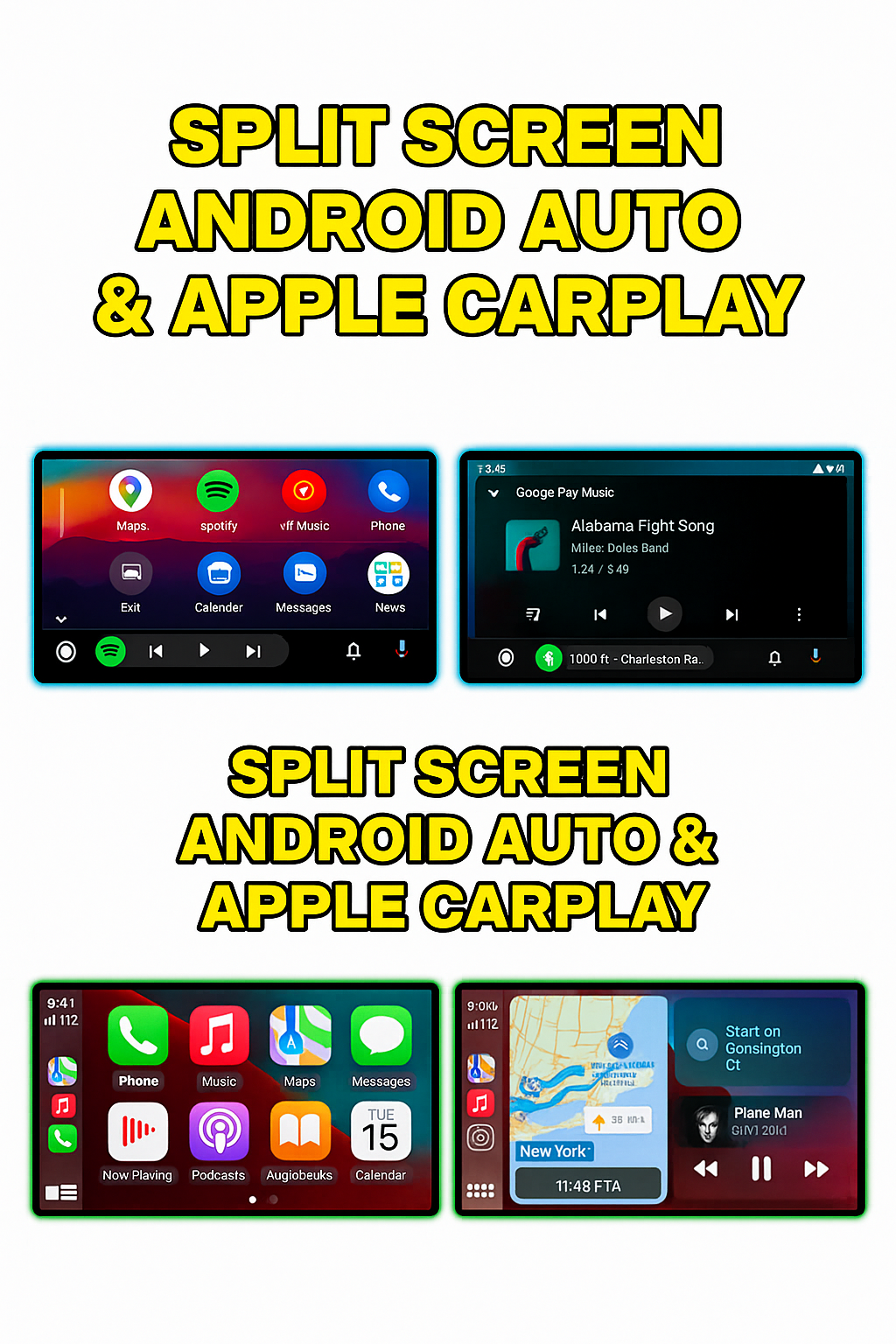 G37 Smart Digital Dash Cluster – Apple CarPlay & Android Auto | MyVQParts