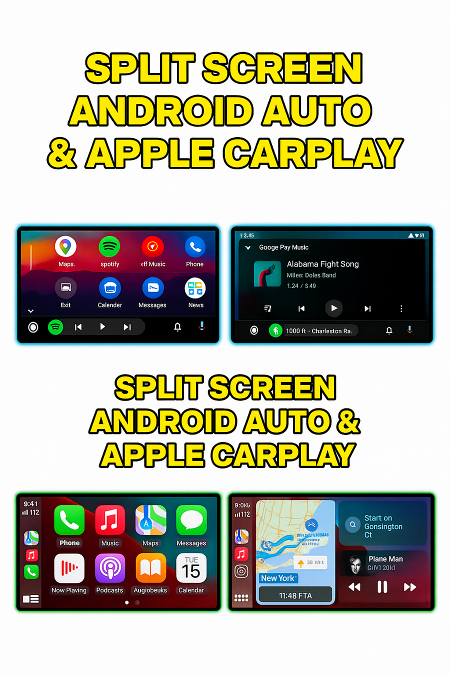 G37 Smart Digital Dash Cluster – Apple CarPlay & Android ...