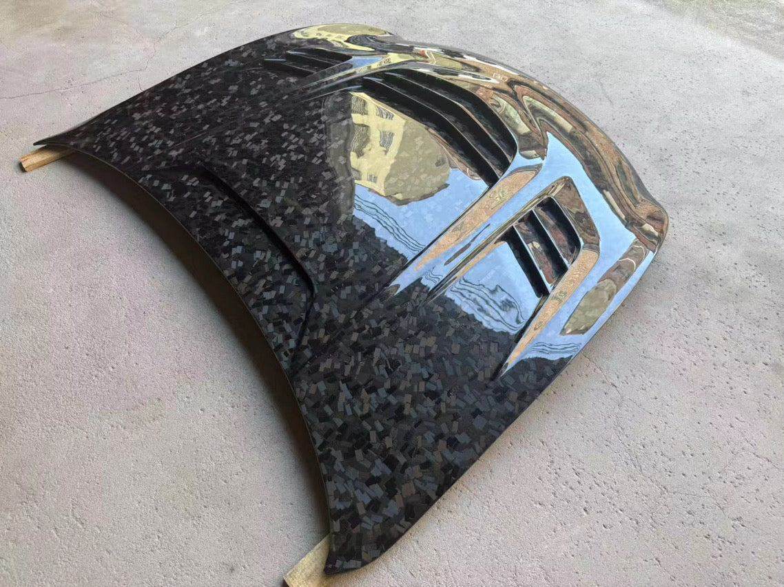 MyVQParts V2 G37 Coupe & Sedan Ground Attack Carbon Fiber Vented Hood