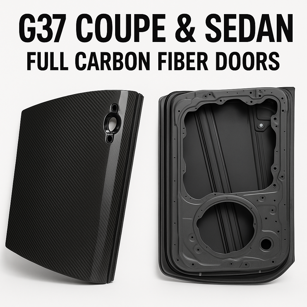 G37 Coupe & Sedan Full Carbon Fiber Doors – MyVQParts