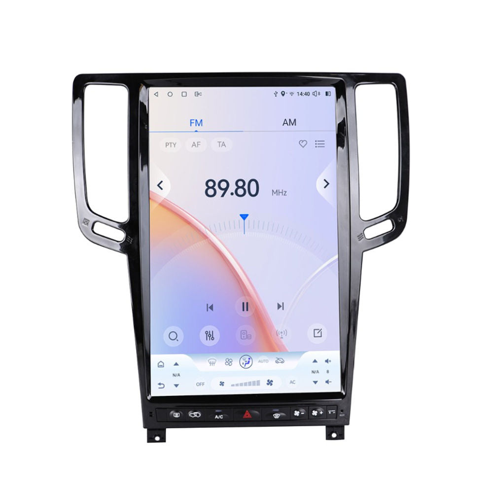 14.5-inch Tesla style screen Android 13 system For Infiniti G25 G35 G37 2007-2013 GPS Navigation Apple CarPlay Android Auto Multimedia