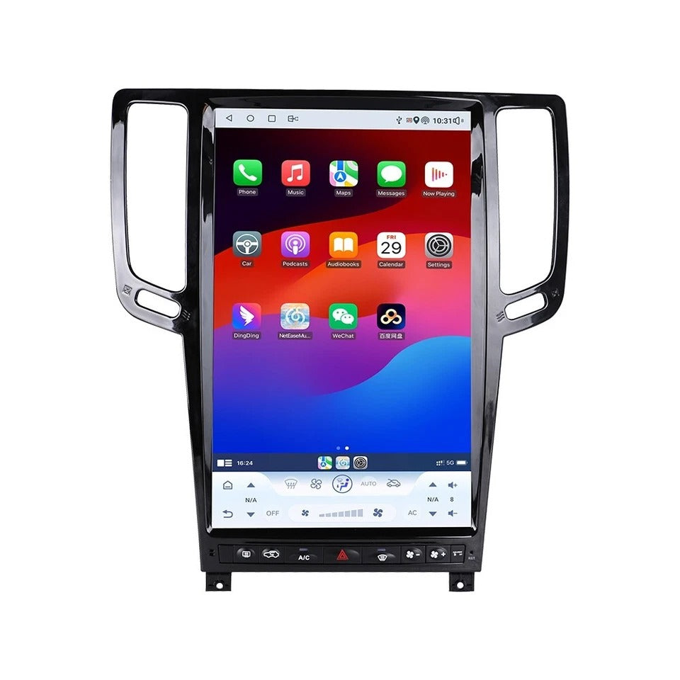 14.5-inch Tesla style screen Android 13 system For Infiniti G25 G35 G37 2007-2013 GPS Navigation Apple CarPlay Android Auto Multimedia