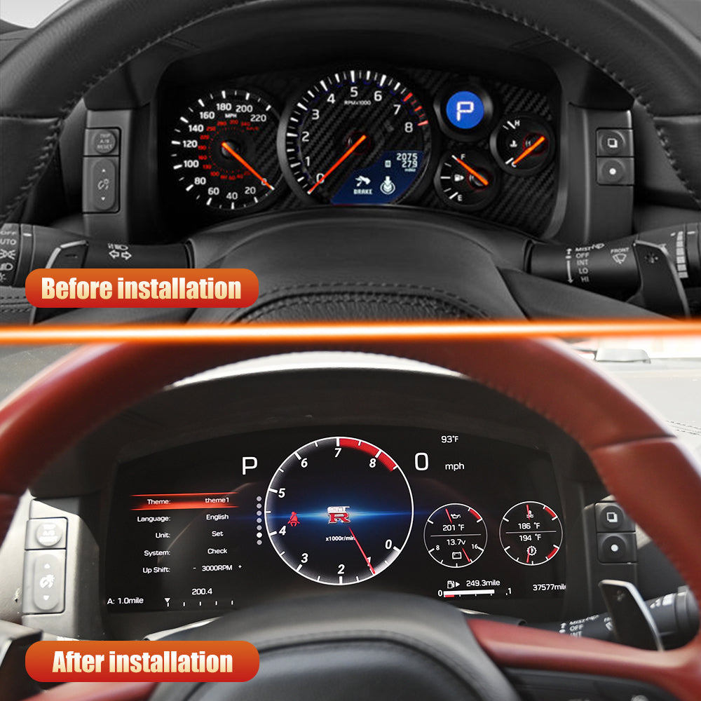 R35 GT-R Digital LCD Cluster – Plug & Play High-Resolution Display Upgrade